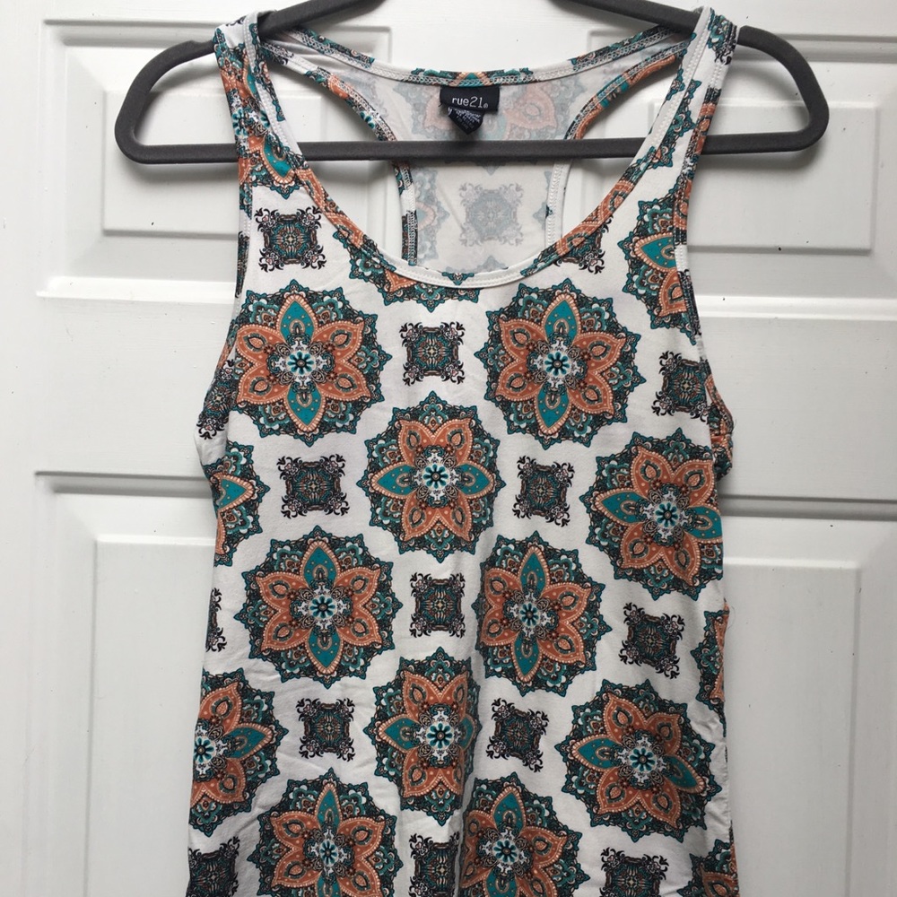 Mandala Pattern Tank
